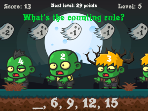 Zombie Paintball: Math Game