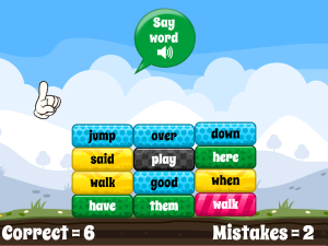 Sight Word Smash Game